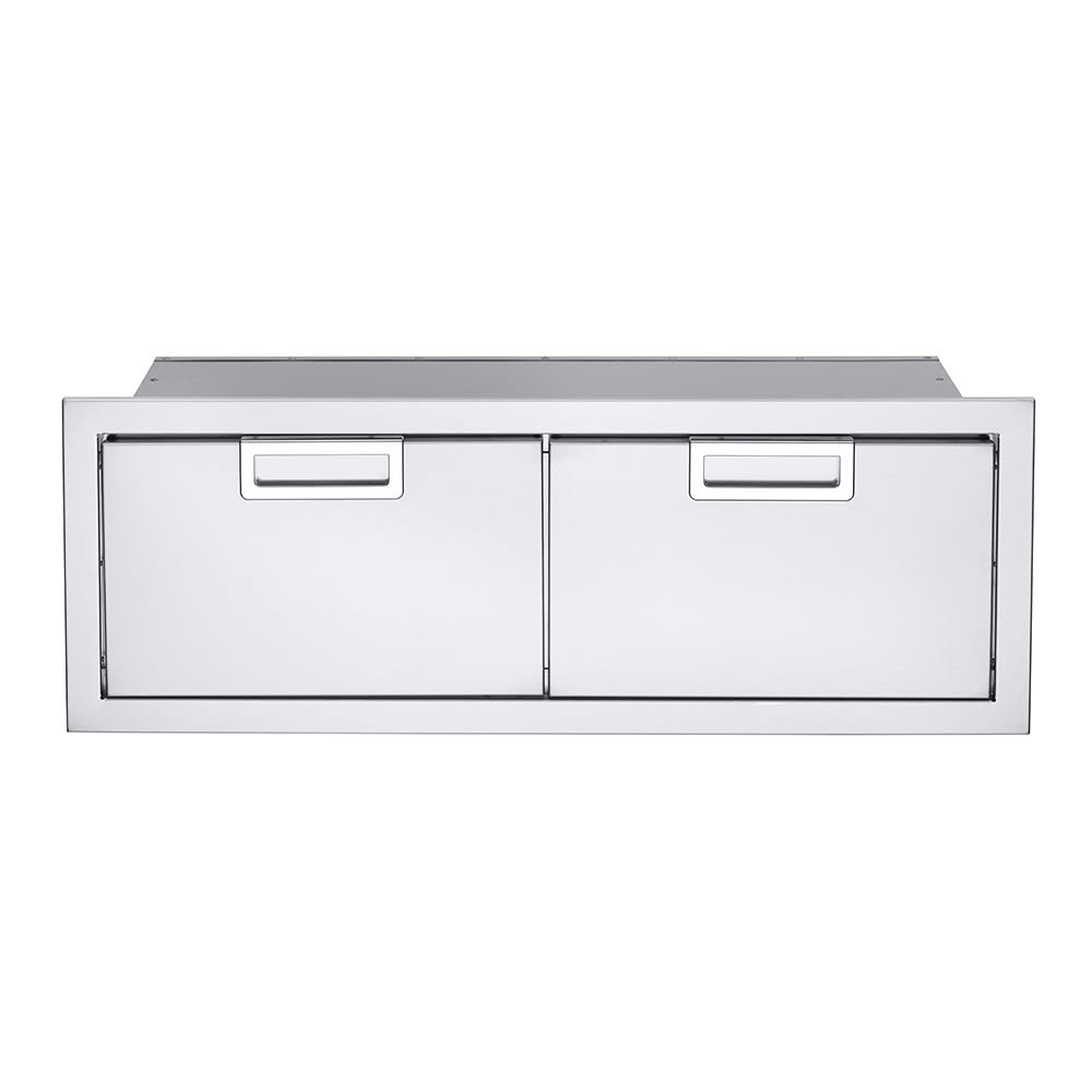 Crown Verity IBI42-DD 42" Built In Horizontal Drawer - Soft Close, Stainless Steel