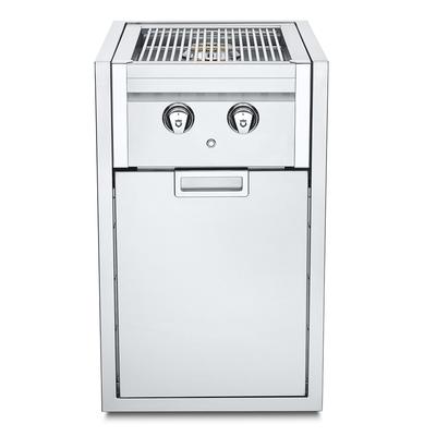 Crown Verity IBISC-SBNG Small Built In Cabinet w/ Dual Side Burner - Stainless Steel