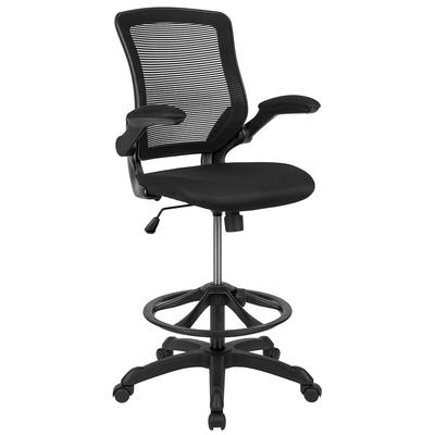 Flash Furniture BL-ZP-8805D-BK-GG Swivel Task Chair w/ Black Mesh Back & Padded Mesh Seat - Gray Base w/ Casters