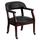 Flash Furniture B-Z100-BLACK-GG Rolling Conference Chair w/ Black Vinyl Upholstery &amp; Mahogany Wood Frame