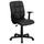 Flash Furniture GO-1691-1-BK-A-GG Swivel Office Chair w/ Mid Back - Black Vinyl Upholstery