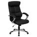 Flash Furniture H-9637L-1C-HIGH-GG Swivel Office Chair w/ High Back - Black LeatherSoft Upholstery