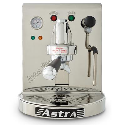 Astra PRO Semi Automatic Commercial Espresso Machine w/ 1 Group, 1 Steam Valve, & 1 Hot Water Valve - 110v, Semi-Automatic, Stainless Steel
