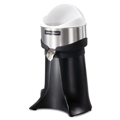 Hamilton Beach HCJ967 Electric Citrus Juicer w/ 3 Reamers - Metal Housing, 120v, Silver
