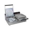 Hatco RWM-2B Double Classic Belgian Commercial Waffle Maker w/ Cast Aluminum Grids, 1800W, Makes 1" Waffles, 7" Grids, Stainless Steel, 120 V
