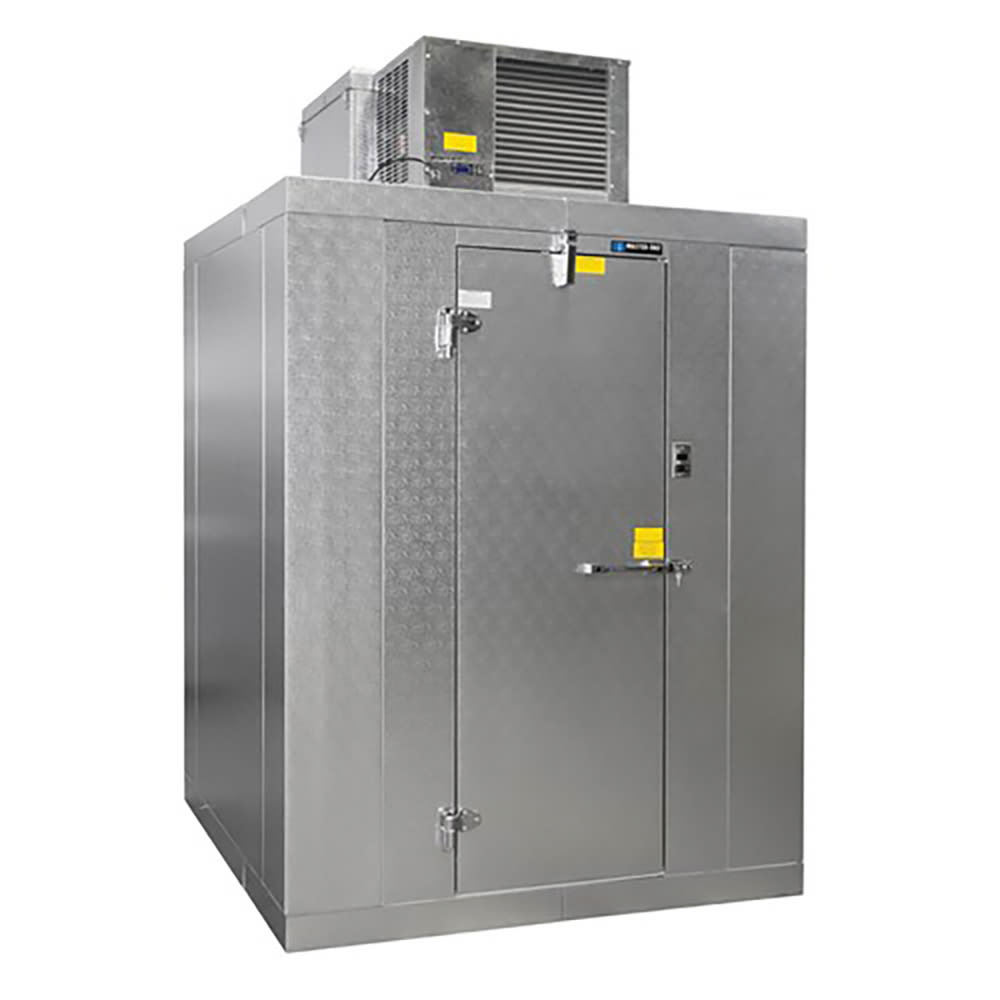 Master-Bilt QODF77612-C RH 6' x 12' Outdoor Walk-In Freezer w/ Top-Mounted Compressor - Floor