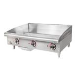 Star 536CHSF Star-Max 36" Electric Commercial Griddle w/ Thermostatic Controls - 1" Chrome Plate, 208-240v/1ph/3ph, Stainless Steel