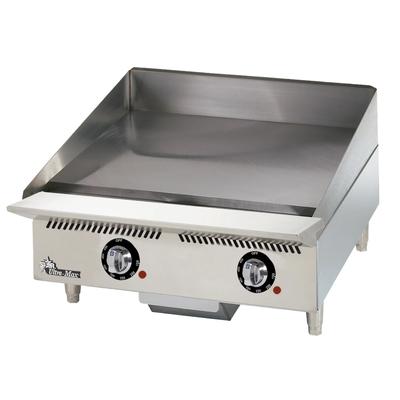 Star 824TCHSA NG 24" Gas Commercial Griddle w/ Thermostatic Controls - 1" Chrome Plate, Natural Gas, Stainless Steel, Gas Type: NG