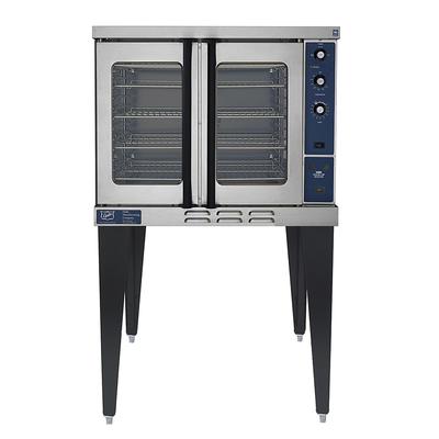 Duke 613Q-E1XX 240/1 Single Full Size Electric Commercial Convection Oven - 10.0 kW, 240v/1ph, Standard Depth, Stainless Steel