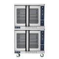 Duke 613Q-E2XX Double Full Size Electric Commercial Convection Oven - 10.0 kW, 240v/3ph, Double Deck, Stainless Steel