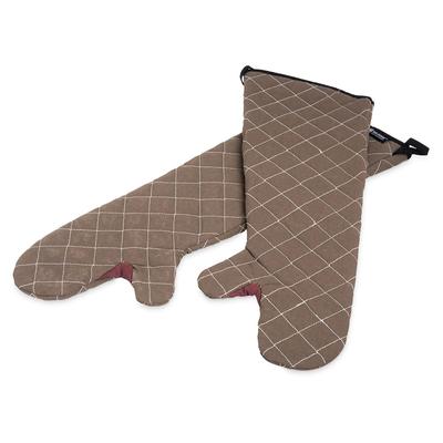 San Jamar 800FG24 24" Conventional Oven Mitt - BestGuard, Tan, Brown