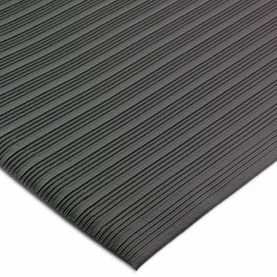 San Jamar KM4360BK Sponge Floor Runner, Vinyl, 3' x 60' x 3/8", Black