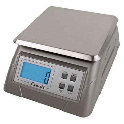 San Jamar SCDG13 Escali 13 lb Digital Scale w/ Removable Platform - 7 1/4" x 9 3/4", Stainless, Stainless Steel