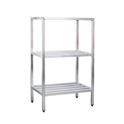 New Age 1041 36" Heavy-duty Shelving Unit w/ 1500 lb Capacity, Aluminum, Welded Aluminum, 36" x 20" x 60", Silver