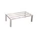 New Age 6004 36" Stationary Dunnage Rack w/ 2000 lb Capacity, Aluminum, 2, 000-lb. Capacity, Silver