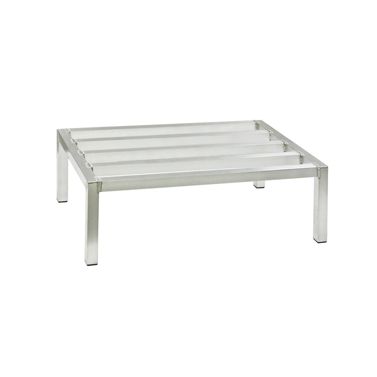 New Age 6005 48" Stationary Dunnage Rack w/ 2000 lb Capacity, Aluminum, 2,000 lb Capacity, Silver
