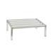 New Age 6018 48" Stationary Dunnage Rack w/ 2000 lb Capacity, Aluminum, 2, 000-lb. Capacity, Silver