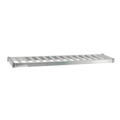 New Age 94274 Keg Shelf w/ 4 Keg Capacity, 80" x 18" x 3", Holds 4 Kegs, Reinforced Aluminum, Silver