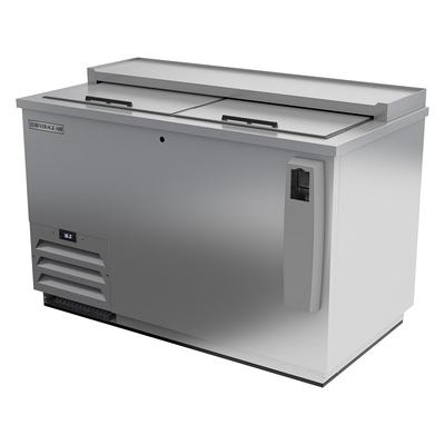 Beverage-Air DW49HC-S 50" Forced Air Bottle Cooler - Holds (126) 12 oz Bottles, 115v, Adjustable Dividers, Stainless Steel