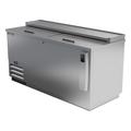 Beverage Air DW64HC-S 65" Forced Air Bottle Cooler - Holds (190) 12 oz Bottles, 115v, Adjustable Dividers, Stainless Steel