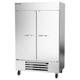 Beverage Air HBRF49HC-1-A 52" 2 Section Commercial Refrigerator Freezer - Solid Doors, Bottom Compressor, 115v, 115 V, Silver