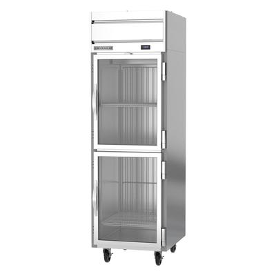 Beverage-Air HFS1HC-1HG 26" Horizon Series 1 Section Reach In Freezer, 2 Right Hinge Glass Doors, 115v, Stainless Steel