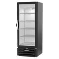Beverage Air MMR12HC-1-B-IQ MarketMax 24 1/8" 1 Section Glass Door Merchandiser, (1) Right Hinge Door, 115v, Smart Lock, Black Exterior