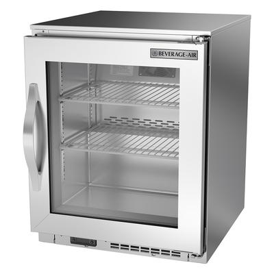 Beverage-Air UCF20HC-25-15 20"W Undercounter Ice Cream Freezer w/ 1 Section & 1 Door, 115v, Silver