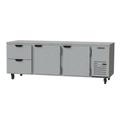 Beverage Air UCRD93AHC-2 Hydrocarbon Series 93" W Undercounter Refrigerator w/ (3) Section & (2) Door & (2) Drawer, 115v, Stainless Steel
