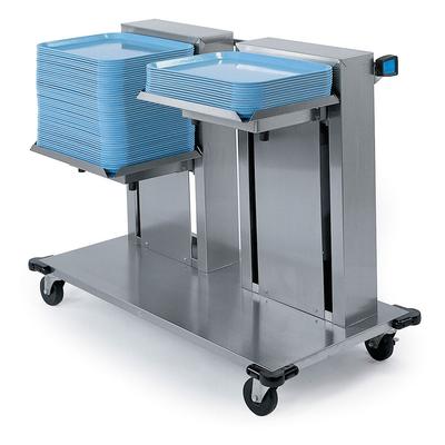Lakeside 2818 Mobile Double Cantilever Tray Dispenser for 14