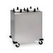 Lakeside S6212 36 1/2" Heated Mobile Dish Dispenser for Square Plates w/ (2) Columns - Stainless, 120v, Silver