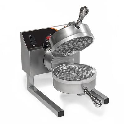 Nemco 7020-S240 Single Classic Belgian Commercial Waffle Maker w/ Removable Cast Aluminum Grids, 980W, 20 Waffles Per Hr., 7