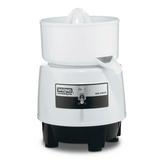 Waring BJ120C Compact Citrus Bar Juicer w/ Lift-Off Bowl & 1 liter Serving Container, White, 120 V