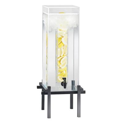 Cal-Mil 1132-5INF-13 5 gal Beverage Dispenser w/ Infuser - Plastic Container, Black Base, Infusion, Drip Tray