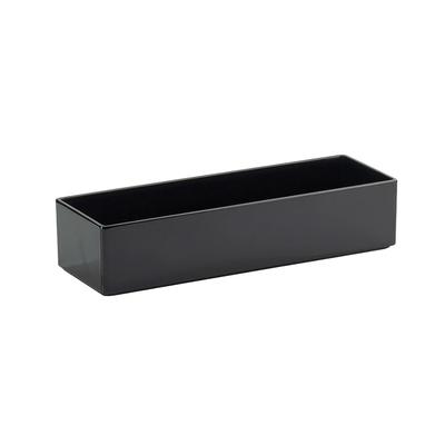 Cal-Mil 1396-13M Cater Choice Box - 5x15x3", Melamine, Black