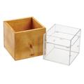 Cal-Mil 22096-99 Madera Condiment Bin - Rustic Pine, Brown