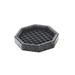 Cal-Mil 310-6-31 6" Octagon Stone Drip Tray - Plastic, Black Ice