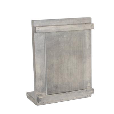 Cal-Mil 3483-811-110 Table Top Menu Card Holder - 11" x 6" x 13"H, Pine Wood, Gray Wash