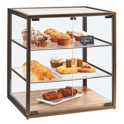 Cal-Mil 3610 3 Tier Pastry Display Case w/ Hinged ...