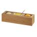 Cal-Mil 3837-3-60 (3) Compartment Bar Garnish Tray, Brown