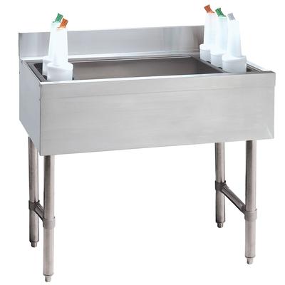Advance Tabco CRI-12-48-7 48" Underbar Basics Cocktail Station w/ 161 lb Ice Bin, Stainless Steel