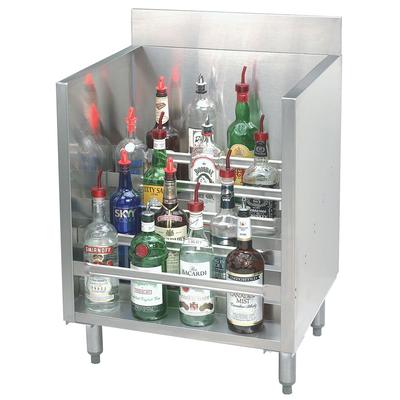 Advance Tabco CRLR-30 30" Liquor Display Rack w/ 5 Bottles Per Tiered Step, Silver