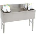 Advance Tabco PRC-24-54LR-10 54" Prestige Cocktail Station w/ 89 lb Ice Bin, Stainless Steel