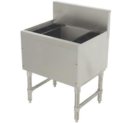 Advance Tabco PRI-19-24 24" Prestige Cocktail Station w/ 70 lb Ice Bin, Stainless Steel