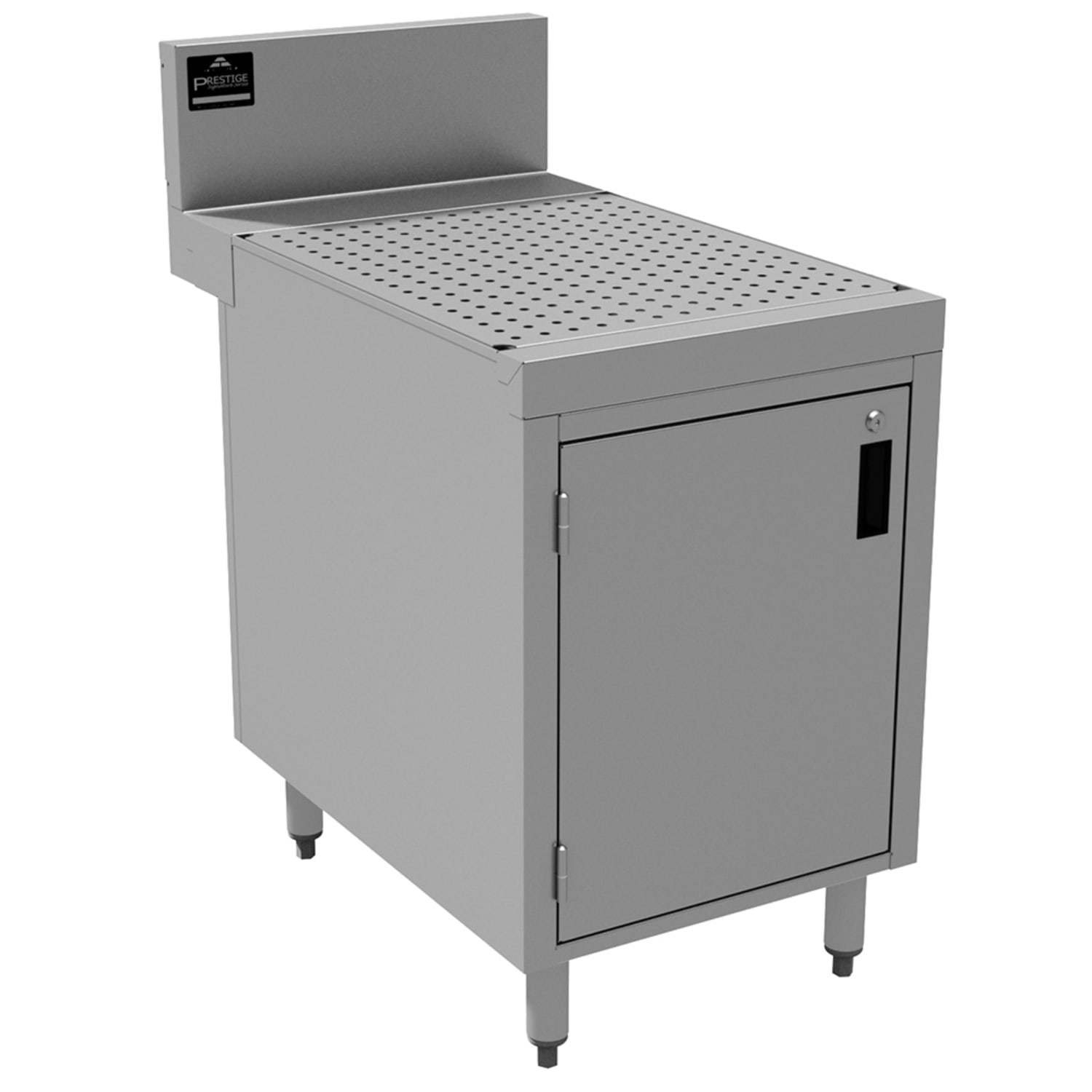 Advance Tabco PRSCD-24-18 18" Stationary Storage Cabinet w/ Hinged Doors, 29" Front To Back, Stainless Steel