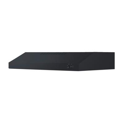 Summit HC30BB 30"W Under Cabinet Convertible Range Hood with Two-speed Fan - Steel, Black, 115v
