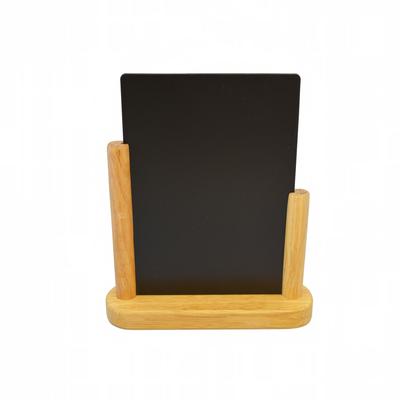 American Metalcraft ELEBLA Securit Table Top Board w/ Removable Blackboard, 9x12", Wood, Brown