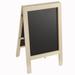 American Metalcraft SBSBMNI Mini Tabletop Sandwich Board - 6"W x 9 3/4"H, Black w/ Plain Frame