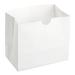American Metalcraft SBW4 Mini Disposable Snack Bag - 4 1/4"L x 2 1/2"W x 3 3/4"H, White, Grease Resistant