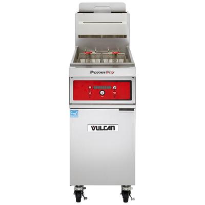 Vulcan 1TR45DF NG Commercial Gas Fryer - 50 lb Vat, Floor Model, Natural Gas, Stainless Steel, Gas Type: NG